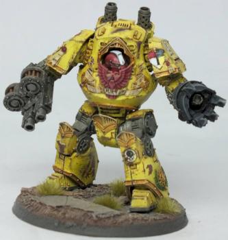 Imperial Fists Dreadnought by mminghella71