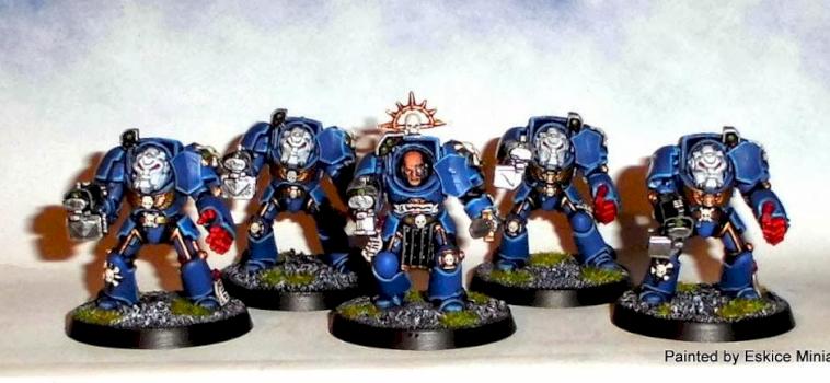 Terminator Ultramarine Squad - 40k by eskice
