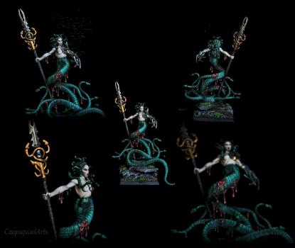Dark Elves Medusa by Czopsquad