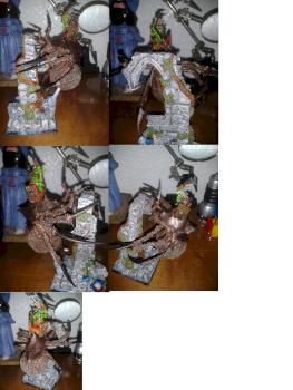 Goblin hero in spider by nalgor