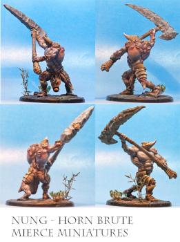 Nung, Horn-Brute - Mierce Miniatures by canucksawbones