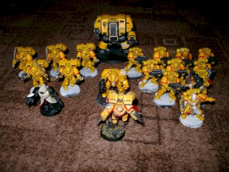my little imperial fists army by Nemeron