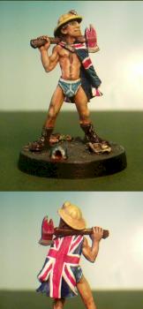 'Mad Dog' Maddock, Zombie Hunter  by Hasslefree Miniatures by smilie23