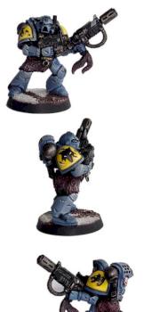Space Wolf Grey Hunter by precinctomega