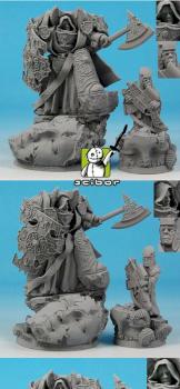 28mm / 30mm SF Templar Knight conversion / sculpture by Scibor