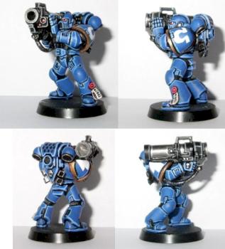 Space Marine w. Rocket Launcher by GoodHash