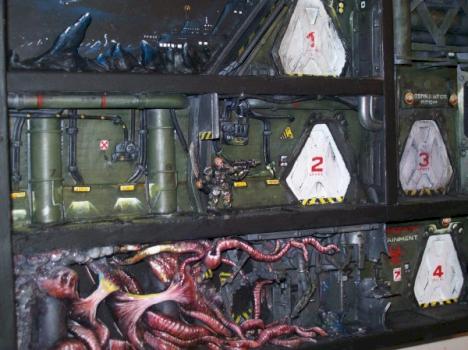 Space Station Diorama Side View by greener1982