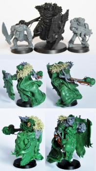 Space marine Great Warrior sculpt., conv. by Gregorczuk by Black Gobbo