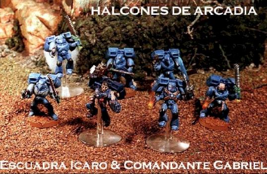 Icarus Assault Squad & Gabriel Comandant by Dargentis
