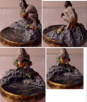 LoTR Painting Contest Golum with the fish by roguetrader
