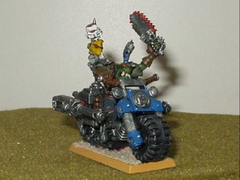 Ork biker by battlestudios