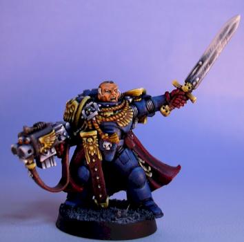Crimson Fists Force Commander by RoguePainter