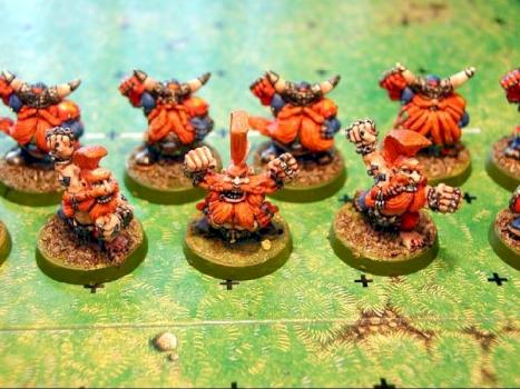 Beer Belly Bumpers - Dwarf Blood Bowl Team by thesomberlain