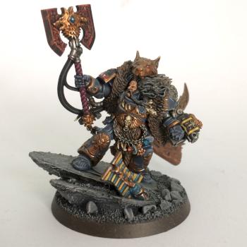 Logan Grimnar (Wolf Lord - Great Wolf) by krakendoomcool