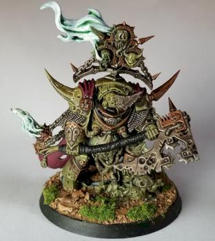 Chaos Space Marine Death Guard Lord of Contagion by kevinsho27