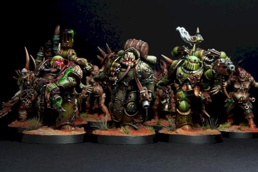 Death Guard Plague Marines by erykey