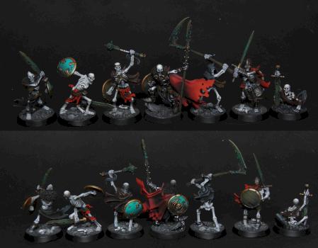 Warhammer Underworlds Shadespire: Sepulchral Guard by wilkzswetra