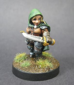 03125: Bailey Silverbell, Dwarf Ranger by mikecarrero