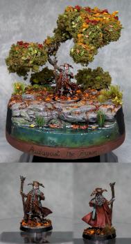 Radagast the Brown with Sebastian diorama by SkymaN