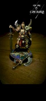 Silver Tower - Darkoath Chieftain by The Art of Caesura