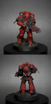 Blood Angels Primaris Space Marine Intercessor by wilkzswetra
