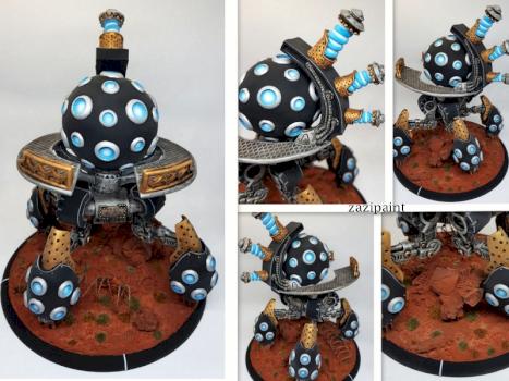Privateer Press Cygnar Stormstrider Battleengine by Zaz