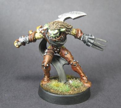 14043: Lurg, half orc Thief by mikecarrero