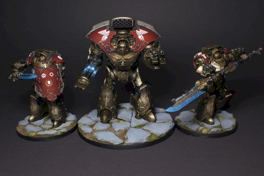 Custodes Dreadnoughts by Shweeble