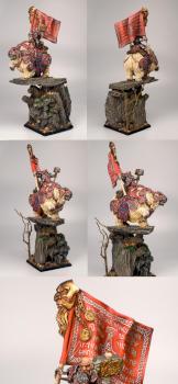 Dwarf general on war bear by Adv