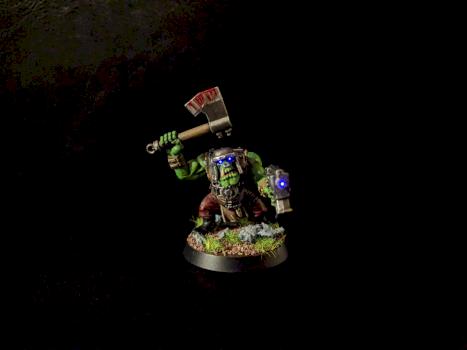 Fiber Optic Glowing Ork Boy by Brentox