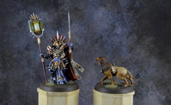Lord Veritant and Gryph-cat by Grey Seer