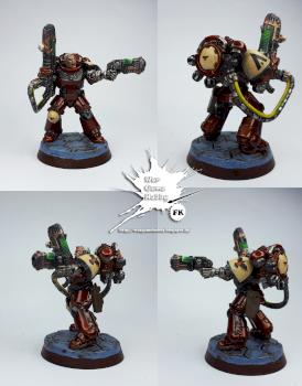 Blood Ravens Hellblasters heavy plasma squad sergeant by Kova