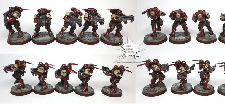 Blood Ravens - Primaris Reivers with rifles by Kova