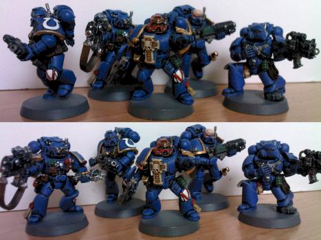 Medusa V Ultramarines Squad expanded by jwave