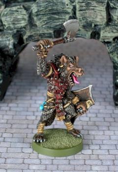 Cynocephalus with axe by dlambeaut