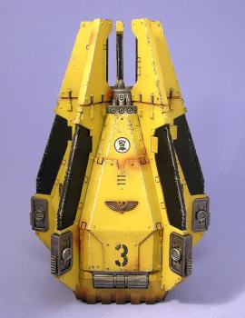 Imperial Fists Drop Pod by Jarrett