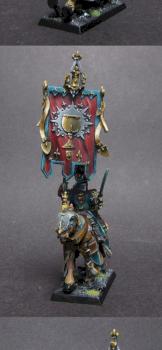 Bretonnian Standard Bearer by Orkish by WhiteRavenFactory