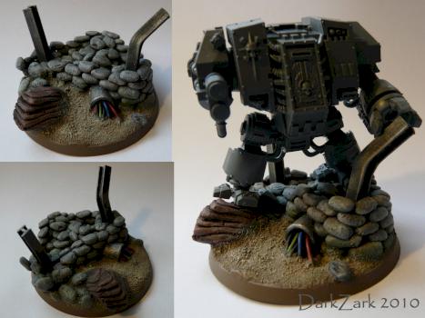Self built Dreadnought Base (Dreadnought in progress) by DarkZark