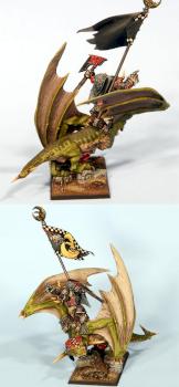 Azhag (Black Orc Warboss on Wyvern) by Herod