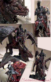 Chaos Lord on Dragon by miniT