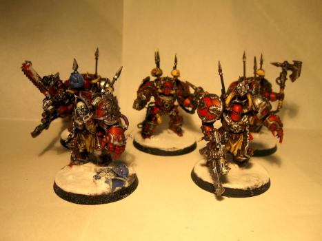 Word Bearer Terminator squad by Hawke