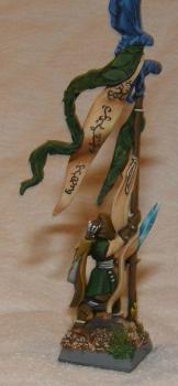 Wood elf warriors standard bearer by Sperber
