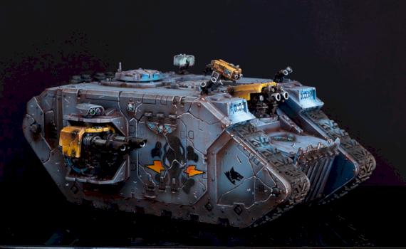 Space Wolves Land Raider by Delius