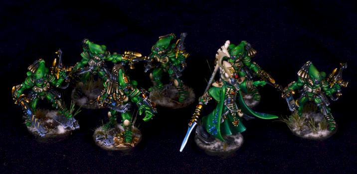 Eldar Striking Scorpions & Farseer by kommissar Manul