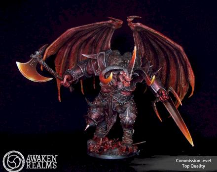 Krull, Servile Lord of Dis (Khorne daemon) by Awaken Realms