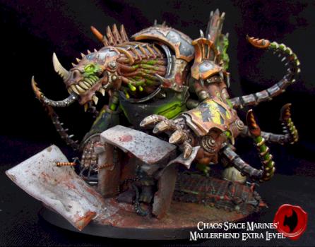 Chaos Space Marines Maulerfiend by SavageDPainting