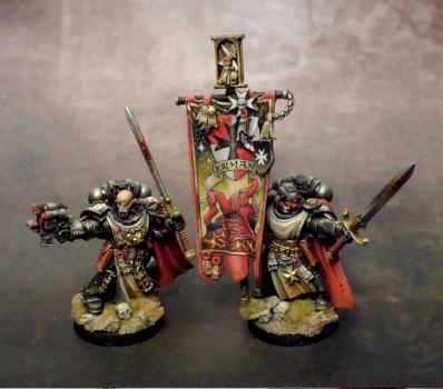 Space Marine Black Templars Honor Guard by Dante77