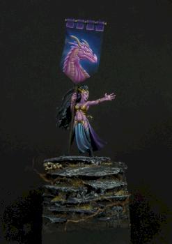 Dark Elf Sorceress by MaGie