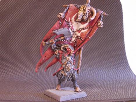 Beastmen Limimited Edition Battle Stendard Bearer by PMshowcase