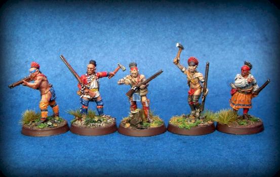 American Woodland Indians, end of 17th c. 28 mm by Inkub